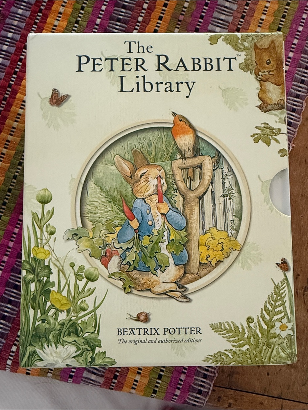 The Peter Rabbit Library by Beatrix Potter- Illustrated Box Set